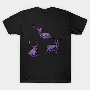 Galaxy deer T-Shirt